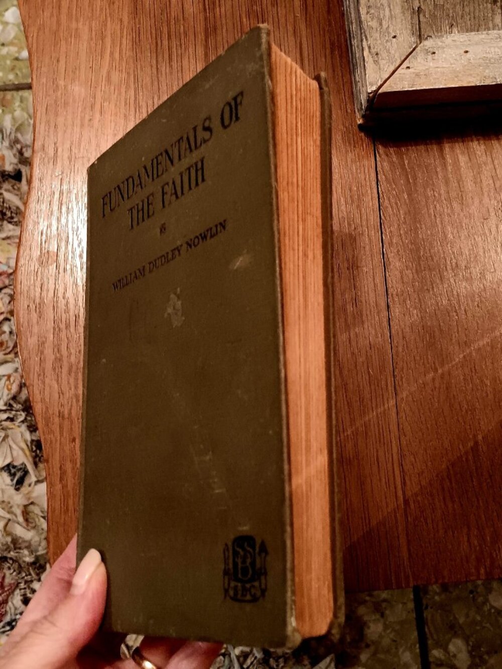 1922 "Fundamentals of the Faith" by William Dudley Nowlin